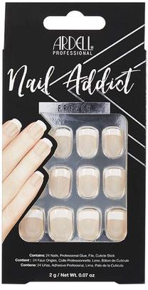 Priklijuojami nagai Ardell Nail Addict, classic french sp., 27 vnt.