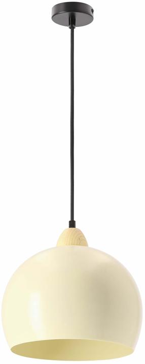 Šviestuvas lubų Candellux Lighting Monroe 31-47854, E27, 1 x 60 W, geltona sp. / juoda sp., 25 x 25 cm