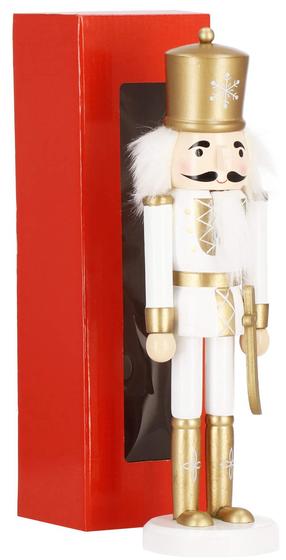 Kalėdinė dekoracija, "Spragtukas" Springos Nutcracker CA1118, 30 cm, aukso sp.