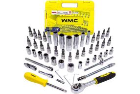 Įrankių rinkinys, veržliarakčio ir galvučių rinkinys AWTools WMC-2531-5 EURO, 270 mm, 53 vnt.