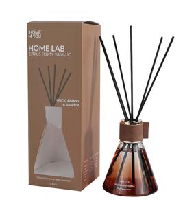 Namų kvapas, kvapiosios lazdelės Home4you Home Lab Hucleberry & Vanilla, 100 ml Ruda sp.