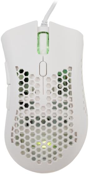 Проводная игровая мышь Baracuda CORAL, usb 2.0, белый цв.