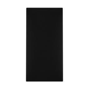 Dekoratiivne tekstiilist seinapaneel Mollis Basic Black, 60 cm x 30 cm x 3.7 cm