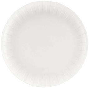 Dziļa šķīvis servēšanas Ambition Ligne, Ø 21 cm, balts krās.