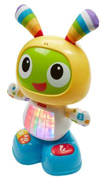 Lavinamasis žaislas kūdikiui, muzikinis robotukas Mattel Fisher Price Bright Beats, 32 cm, įvairių spalvų