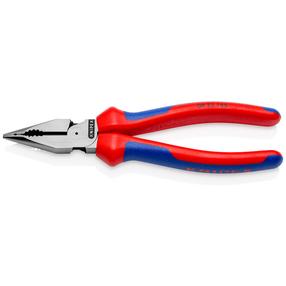 Replės kombinuotosios/smailios Knipex 08 22 185 SB, 13 mm, 185 mm