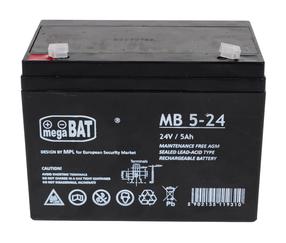 Аккумулятор MegaBat MB 5-24, 24 В, 5 Ач, 130 а