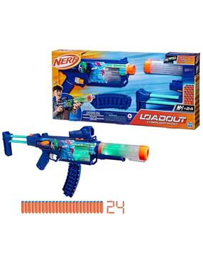 Žaislinis šautuvas su kulkomis Hasbro Nerf Loadout Cyberlight Ghost G1825 Mėlyna sp.