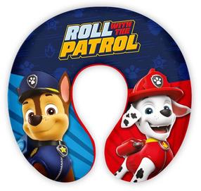 Ceļojumu spilvens Seven Paw Patrol Roll With The Patrol, daudzkrāsaina, 30 cm x 30 cm