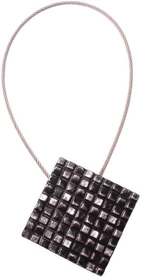 Aizkaru piederumi Splendid Tie-Back 88, sudraba krās./melna krās.