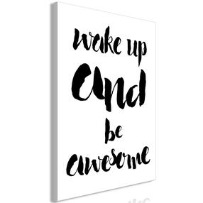 Reprodukcija Artgeist Wake up and Be Awesome DKNW0380-S, 20 cm x 30 cm