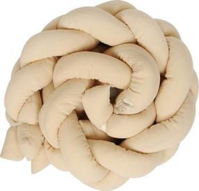 Apsauginis bortelis BabyMatex Muslin 15, smėlio sp., 200 cm x 30 cm