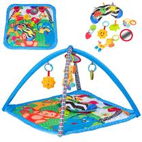 Aktyvumo kilimėlis EcoToys Interactive With Toys, 67 cm x 67 cm, įvairių spalvų