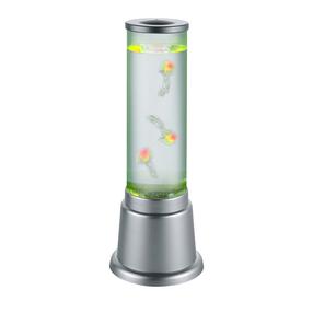 Lavas galda lampa Reality Jelly R50701187, LED, 3W, caurspīdīga krās./titāna krās.