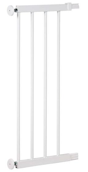 Drošības vārtu pagarinātājs Safety 1st Easy Close Metal Plus 28cm, balta krās.