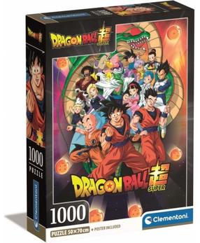 Dėlionė Clementoni Dragon Ball 39919, 70 cm x 50 cm, 1000 vnt., įvairių spalvų