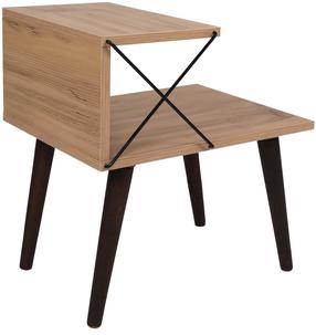 Naktinis staliukas Kalune Design Cross 854KLN3306, pušies sp, 55 cm x 50 cm x 40 cm