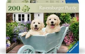 Dėlionė Ravensburger Golden Retriever, 29.2 cm x 42.9 cm, 200 vnt., įvairių spalvų