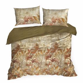 Patalynės užvalkalų komplektas Marika PT-161, ruda/smėlio, 160 x 200 cm