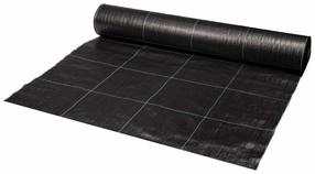 Umbrohuvastane agrotekstiil Bradas Grid, must v., 50 m x 0.6 m, 130 g/m²
