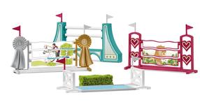 Kujukeste tarvikute komplekt Schleich Horse Obstacle Course Accessories 42612S, 30 tk, mitmevärviline