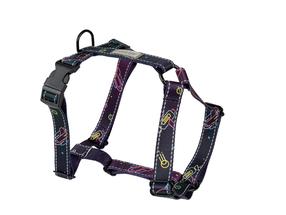 Petnešos šunims Amiplay Guard BeSpace, violetinė sp., 350 - 550 mm x 20 mm, M