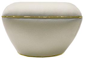 Pufas Kayoom Contessa 145 VZHY6-IVY, aukso sp./smėlio sp., 60 cm x 60 cm x 42.5 cm