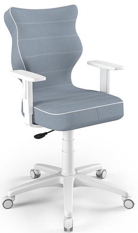 Vaikiška darbo kėdė Duo Size 6 JS06, 42.5 x 40 x 104.5 cm, mėlyna sp./balta sp.