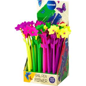 Ручка Centrum Flower, (цвет/дизайн выбирается случайным образом), 0.7 мм