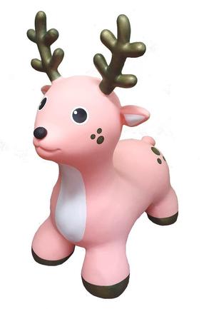 Šokinėjimo kamuolys Gerardo's Toys Jumpy elk, 61 cm, rožinė sp.