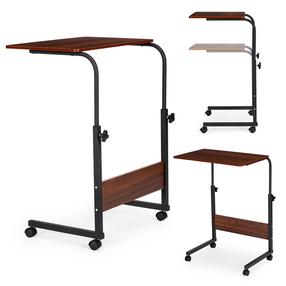 Nešiojamo kompiuterio staliukas reguliuojamo aukščio ModernHome, rudas/juodas