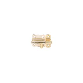 Durvju aizbīdnis Haushalt BFX DIY, misiņa krās., 3 cm