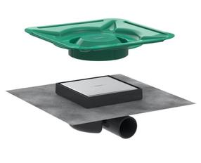 Dušo latakas, dušo kabinai Hansgrohe RainDrain Allround, 15 cm