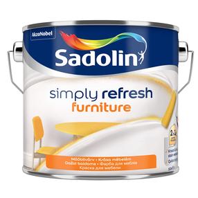 Värv, mööbli jaoks Sadolin Simply Refresh, matt, 2.5 l, valge v.