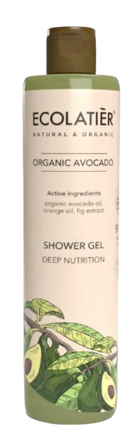 Kūno prausimosi želė Ecolatier Organic Avocado Deep Nutrition, 350 ml