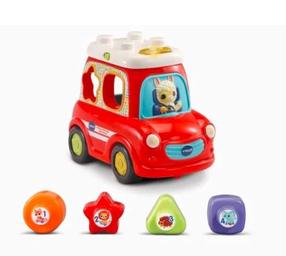 Сортировочная игра VTech Little Driver's Car, красный цв.