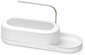 Kriauklės organizatorius - dėklas Brabantia SinkStyle, 13 cm x 35 cm x 15 cm, plastikas/plienas, balta sp.