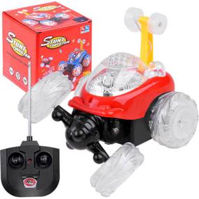 Rc automašīna Stunt Twister, sarkana krās.