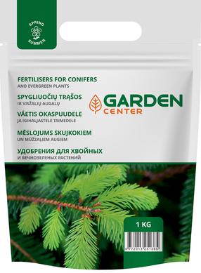 Mēslojums mūžzaļajiem augiem, skujkokiem Garden Center, granulēts, 1 kg