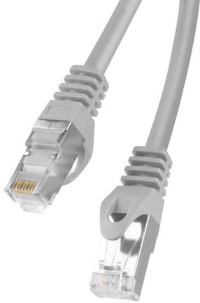 Tīkla kabelis Lanberg Patchcord CAT.6 FTP PCF6-10CC-0100-S RJ-45, RJ-45, 1 m, pelēka krās.