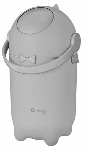 Sauskelnių konteineris Lionelo Purebin, 10 l, pilka sp.
