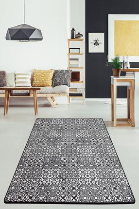 Kilimas Conceptum Hypnose Floor Djt, balta sp./juoda sp., 180 cm x 120 cm