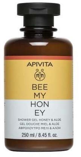 Ķermeņa mazgāšanās želeja Apivita Bee My Honey, 250 ml