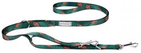 Šuns pavadėlis Amiplay Be Happy 7in1 Jungle, žalia sp., L, 1-2 m x 25 mm