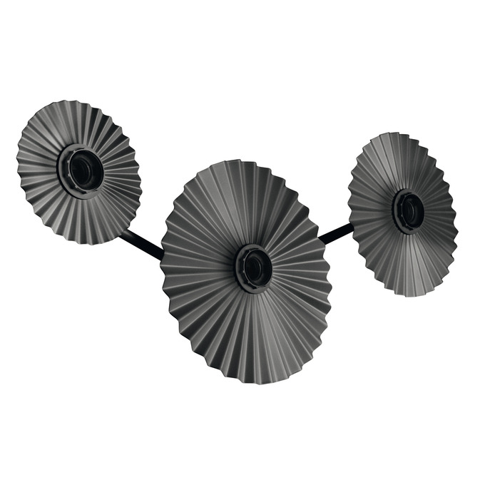 Valgusti lagi ja seinad Osram, E27, 3 x 40 W, hall v. / must v.