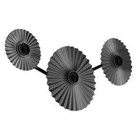 Светильник потолочный и стенной Osram, E27, 3 x 40 Вт, серый цв. / черный цв.
