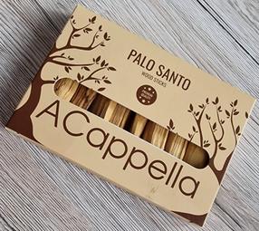 Mājas aromatizētājs, smaržu kociņi ACappella Palo Santo, 10 gab.