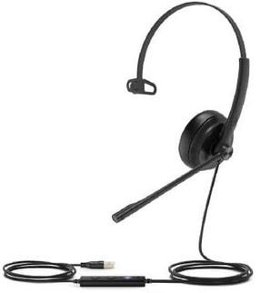 Juhtmega kõrvaklapid Yealink UH34 Mono UC 1308042, must v.