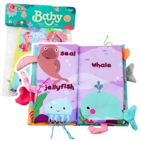 Bērnu grāmata Lean Toys Sea Animals, 23 cm, daudzkrāsaina