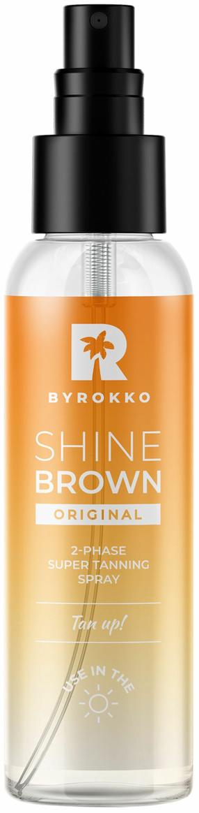 Спрей-автозагар Byrokko Original Shine Brown 2-Phase Super Tanning, 104 мл
